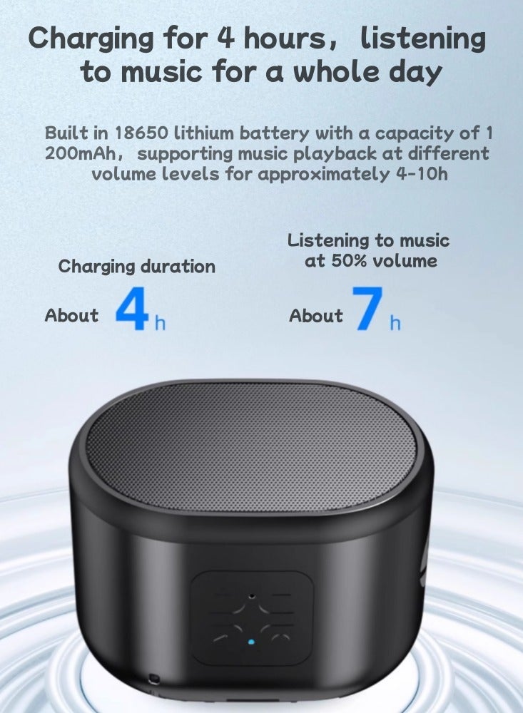 Limited Stock Left ! ! !Wireless Bluetooth Speaker, Subwoofer, Mini Speaker, Portable, Black - Image 5