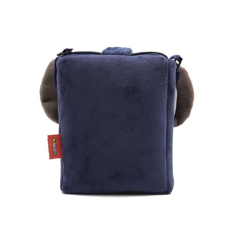 Plush Kids Crossbody Bag, Elephant Animal Design, Soft Lightweight Shoulder Bag for Daily Outings - Image 5