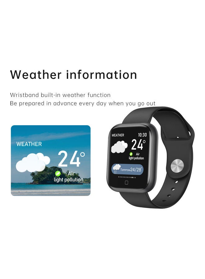 نيبمينينت ساعة يد ذكية مضادة للماء أسود - Image 3