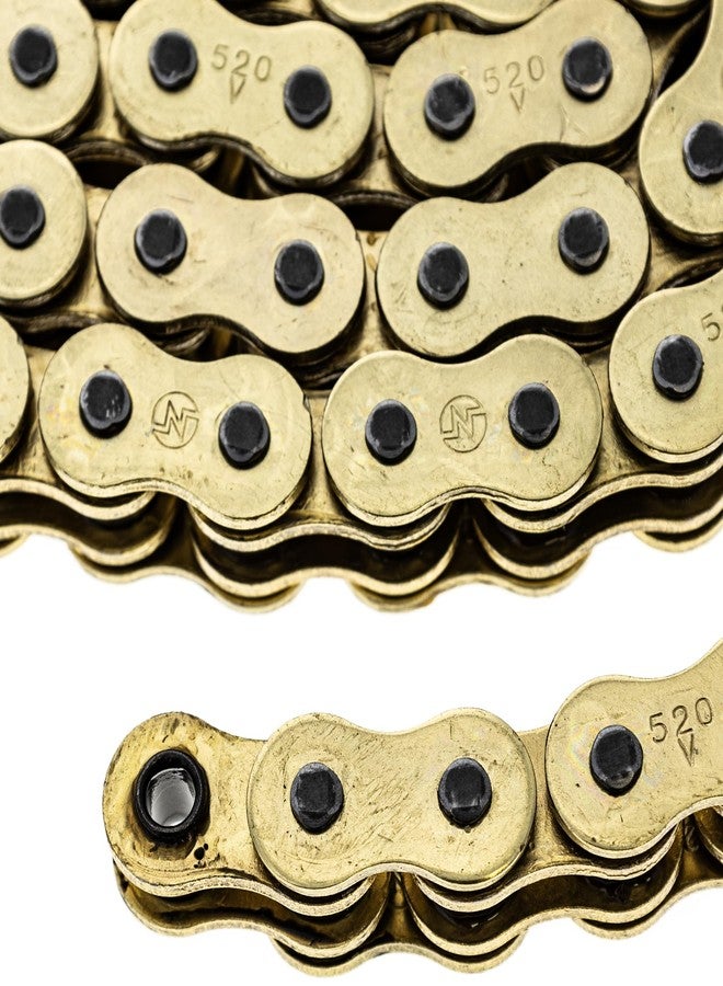 نيش سلسلة NICHE Gold 520 X-Ring مكونة من 122 حلقة مع وصلة رئيسية - Image 2