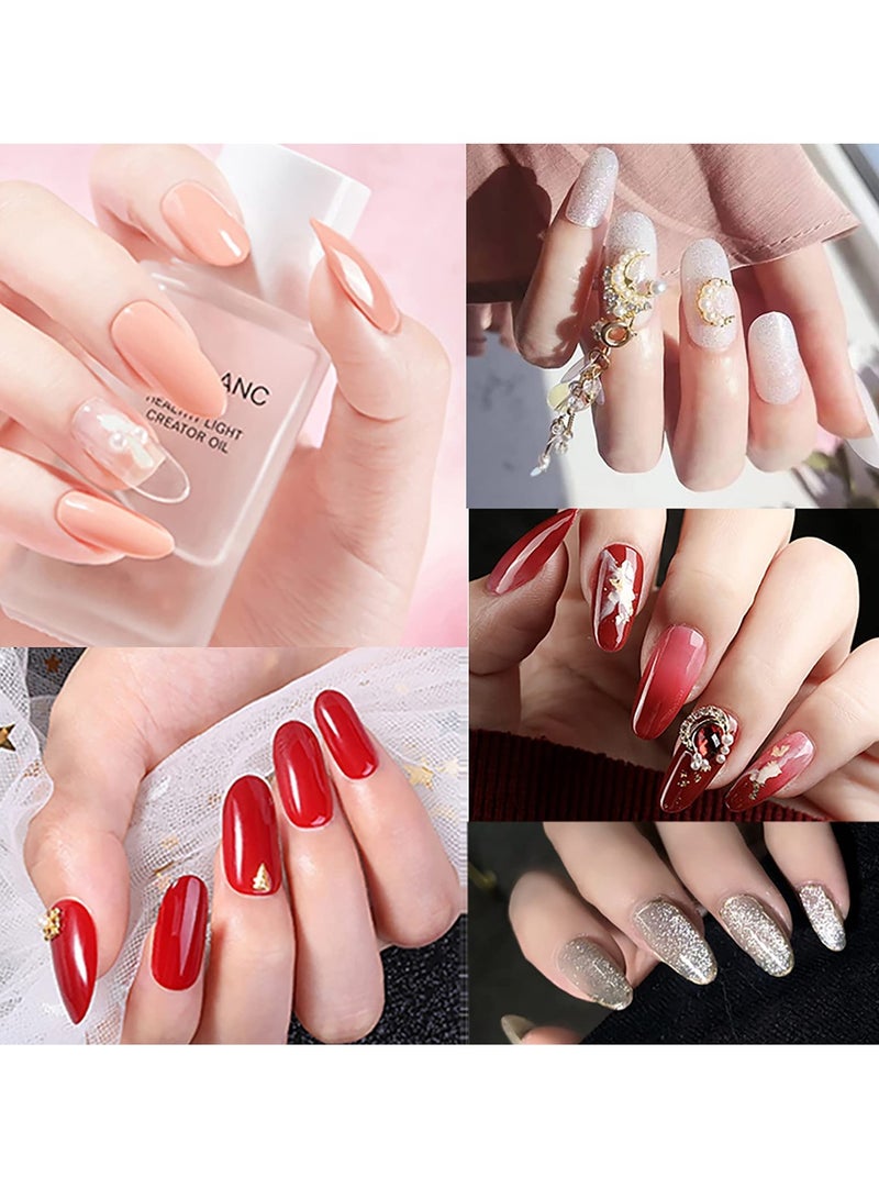 SYOSI Soft Gel Full Cover Nail Tips, 240PCS 12 Sizes Clear Gel Nail Tips Long Stiletto Gelly Tips with Case for Press On Nail Extension DIY Manicure Soak Off - Image 5