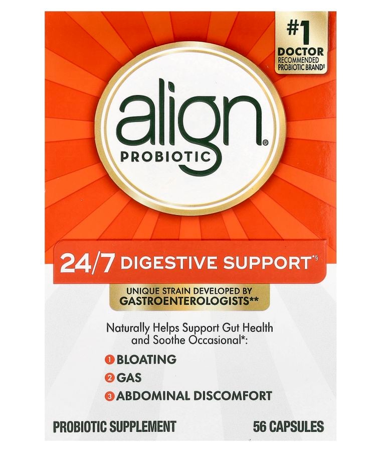24/7 Digestive Support Probiotic Supplement 56 Capsules (10 per Capsule)