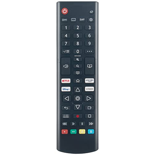 WINFLIKE AKB76037601 Sub AKB76037603 AKB76040302 Replace Remote Control for LG TV 32LM627BPUA 32LM637BPUB 43UP8000PUR 43UP7000PUA 50UP8000PUR 50UP7670PUC 55UP8000PUR 55UP7670PUC 60UP8000PUR - Image 1