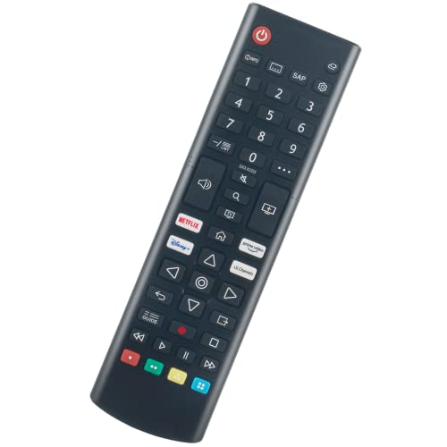 WINFLIKE AKB76037601 Sub AKB76037603 AKB76040302 Replace Remote Control for LG TV 32LM627BPUA 32LM637BPUB 43UP8000PUR 43UP7000PUA 50UP8000PUR 50UP7670PUC 55UP8000PUR 55UP7670PUC 60UP8000PUR - Image 2