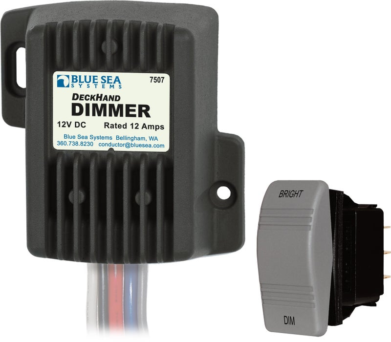 Blue Sea Systems 7507 12V DC 12A Deckhand Dimmer