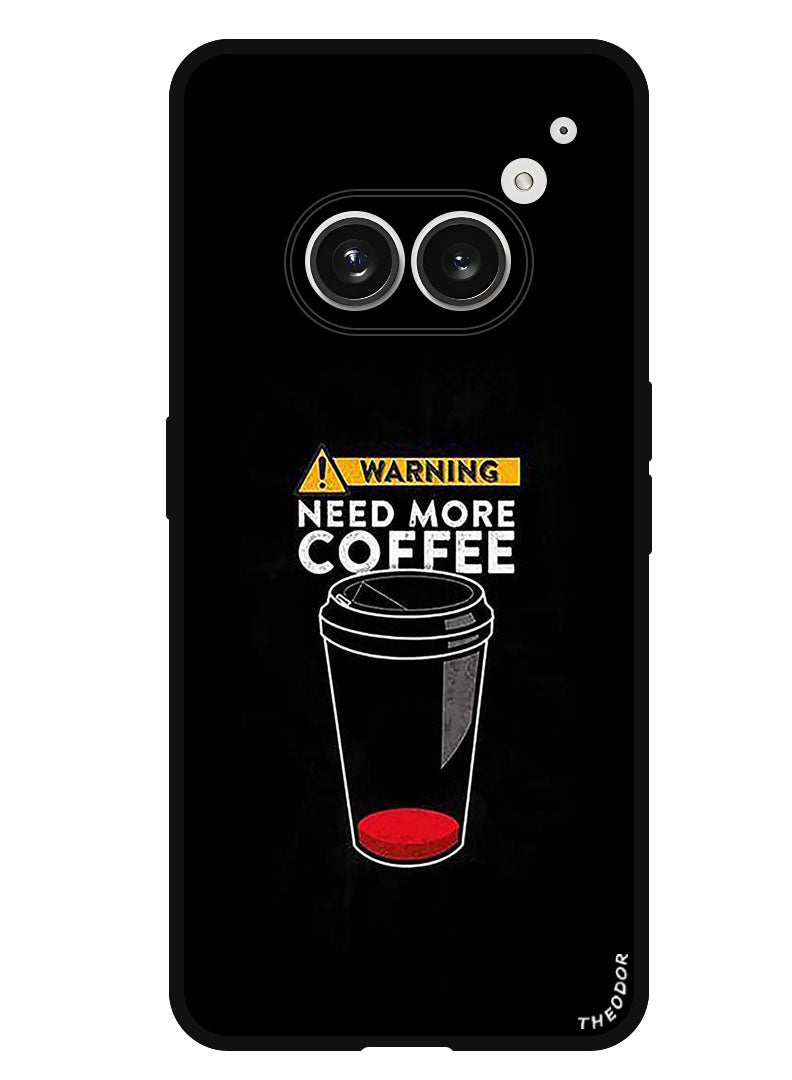 Theodor Protective Case Anti Scratch Shock Proof Bumper Cover For Nothing Phone (2a) More coffee - Image 1