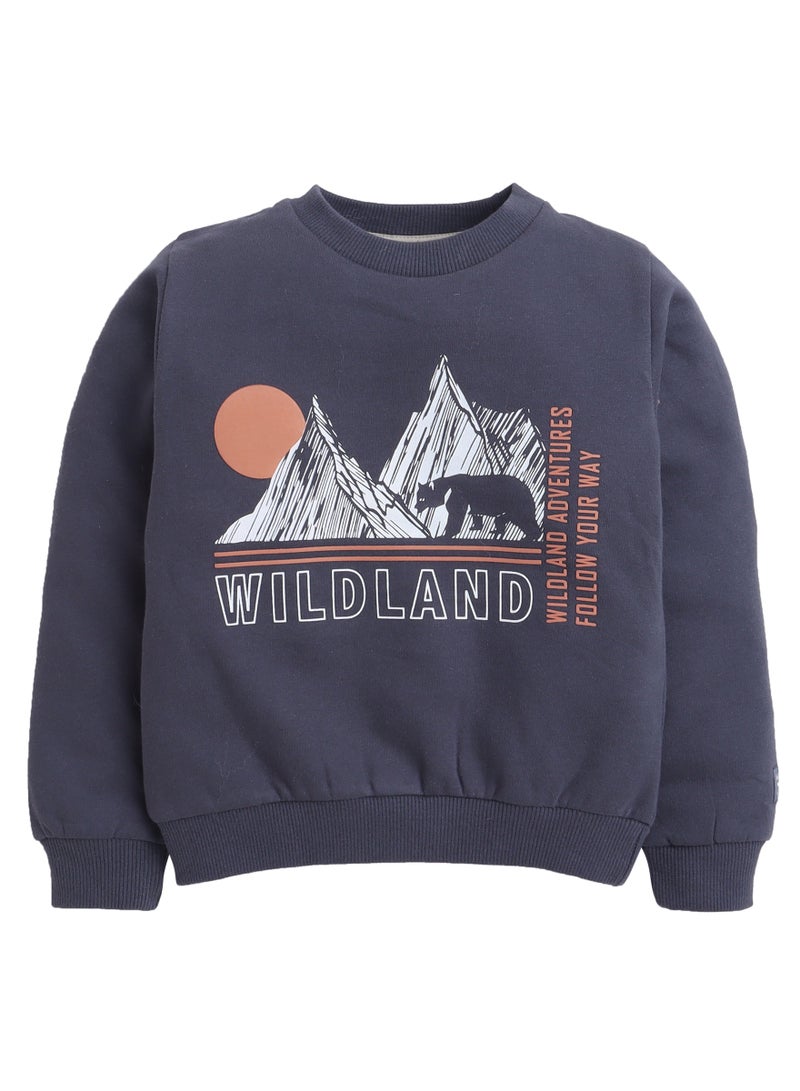 Dirkje "Boys Wildland Fleece Tracksuit – Grey 2-Piece Set " - Image 3