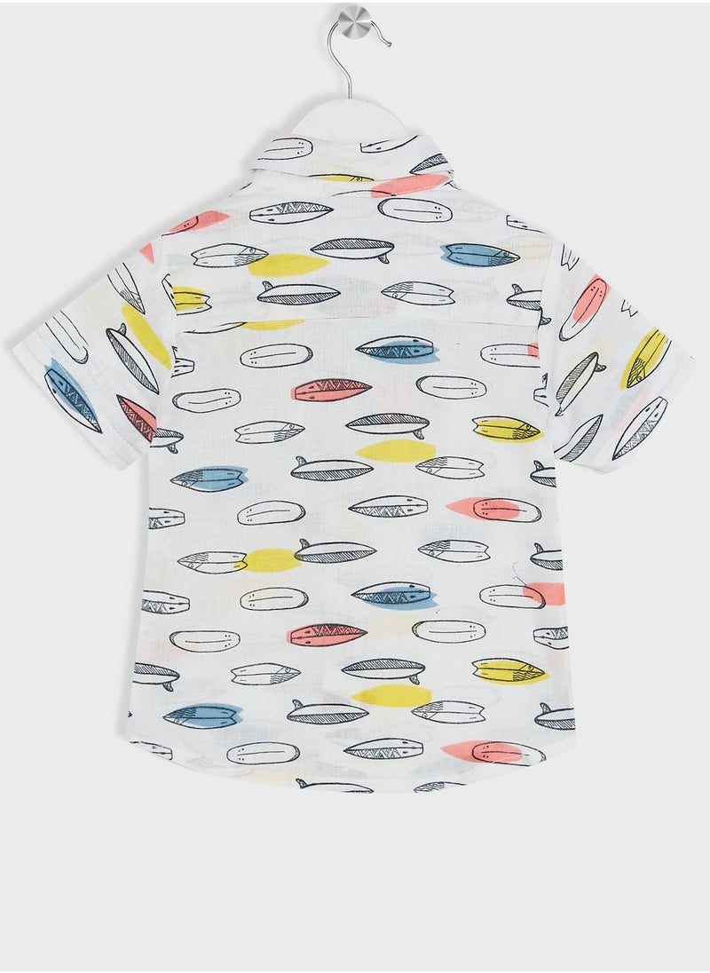 Nautinati - Nauti Nati Girls Standard Conversational Printed Pure Cotton Casual Shirt - Image 1