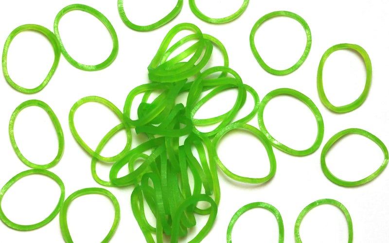 Rainbow Loom Refill - Jelly Lime Green - Image 2