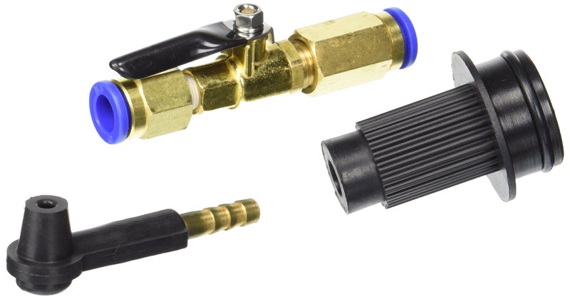 Mityvac MVA7205 OnePerson Vacuum Brake and Hydraulic Clutch Bleeding Conversion Kit Converts MV7400 MV7300 or MV7201 Fluid Evacuators Includes Bleed Tube Brass Ball Valve Bleeder Screw Adapter
