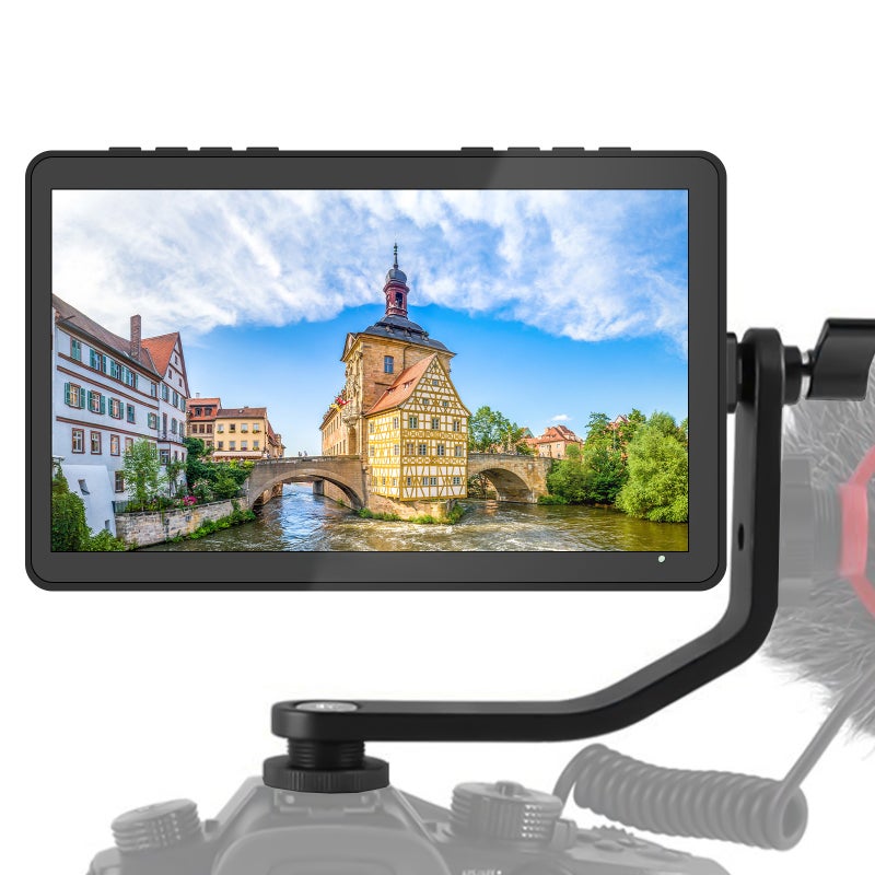 أنديساين A6 Max شاشة مراقبة ميدانية كاميرا DSLR بقياس 6 بوصات بالتحكم باللمس شاشة مراقبة فيديو لمدير المخرج مع 3D Lut وسطوع 450 نيت مع مدخلات/مخرجات HDMI 4K ومخرج طاقة DC 8V بديل لكاميرات سوني كانون نايكون DSLR - Image 1