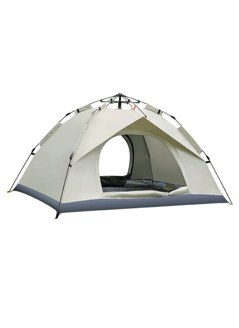3-4 People Single-Layer Two-Door Outdoor Camping Tent Fully Automatic Quick-Opening Tent 200 * 200 * 135CM