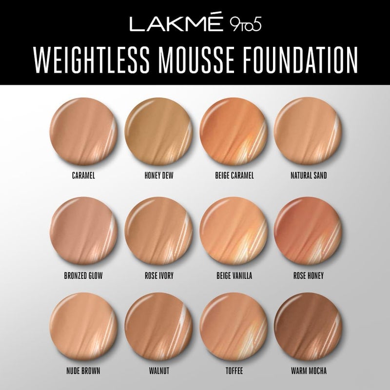 LAKME 9to5 Powerplay Mousse Foundation, Beige Vanilla, 25ml - Image 5