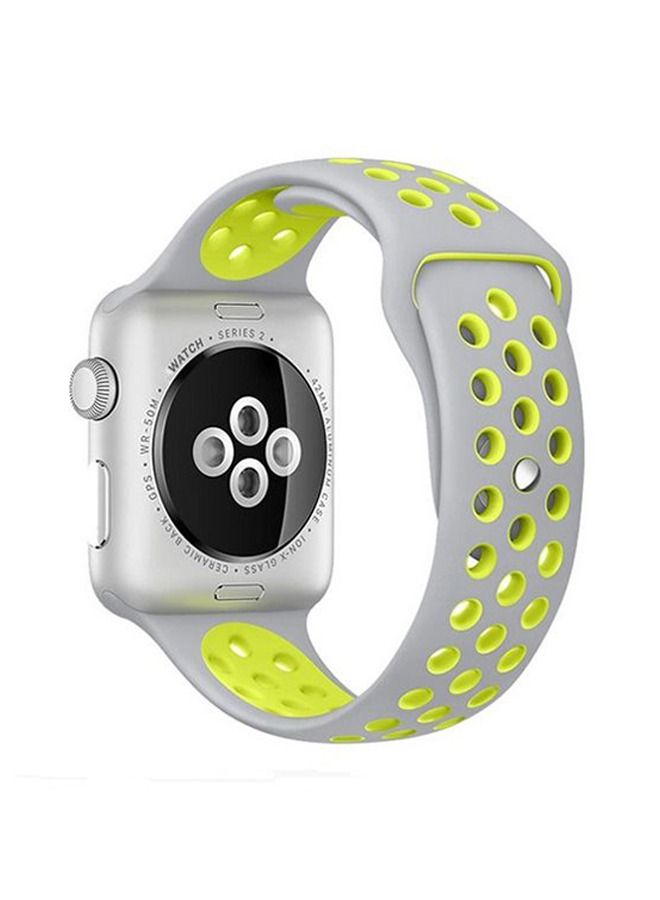 BORTONY Universal 38/40/41mm Silicone Replacement Watch Strap For Apple Series 7/6/5 - Image 2