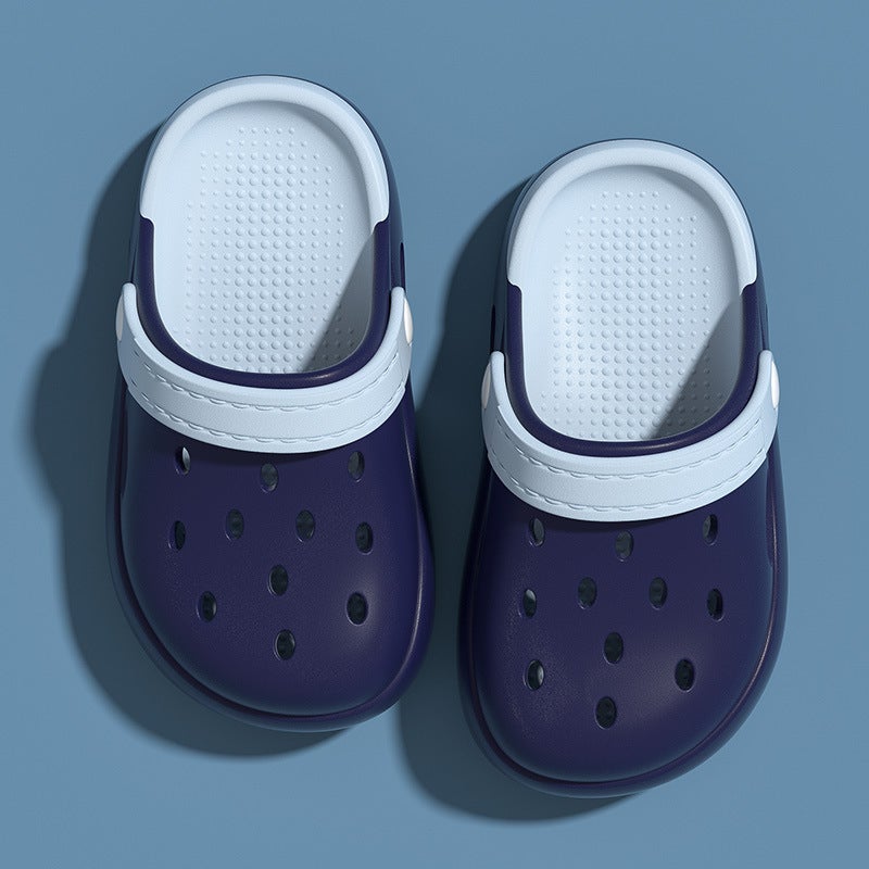 Diy Various Patterns Children'S Hole Shoes Boys Baotou Slippers Girls' Sandals Slippers Outdoor Children'S Shoes Trendy - Image 4