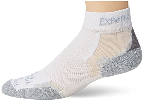 Thorlos Experia Unisex XC Multi-Sport Thin Padded Low Cut Sock, White, Small - Image 2