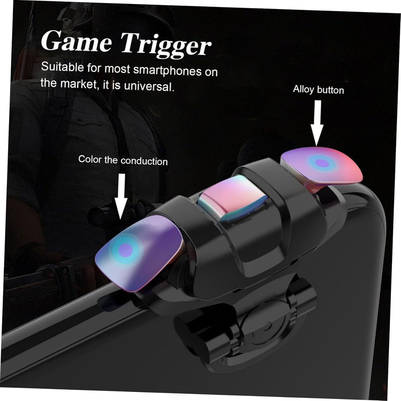 Universal Metal Game Controller For Mobile Gaming Compact Sturdy Design With Colorful Buttons - Image 3