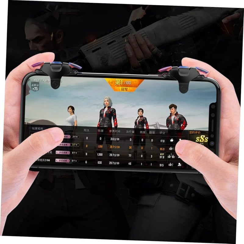 Universal Metal Game Controller For Mobile Gaming Compact Sturdy Design With Colorful Buttons - Image 4