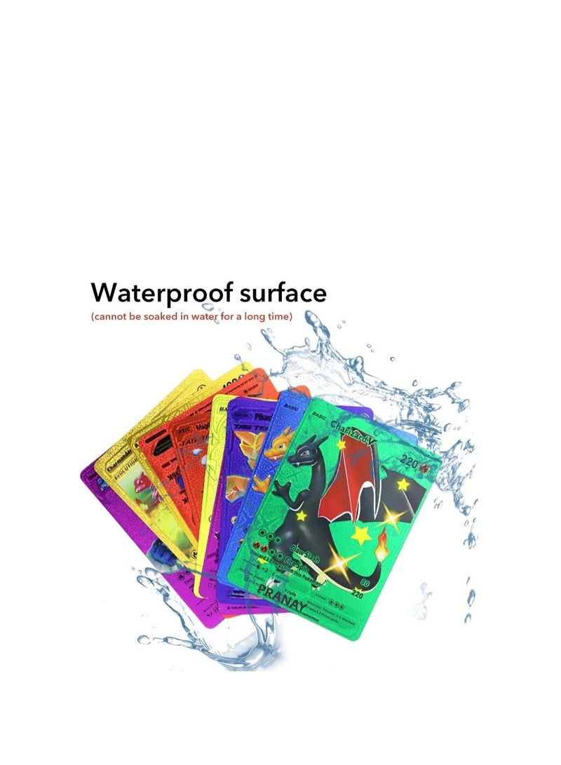 ألعاب بطاقات قابلة للتجميع من راجفي، 55 قطعة الفويل الرنبو ، تي سي جي ديك، سلسلة في ماكس اكس رنبو نادرة وبطاقات غامضة شائعة - Image 3