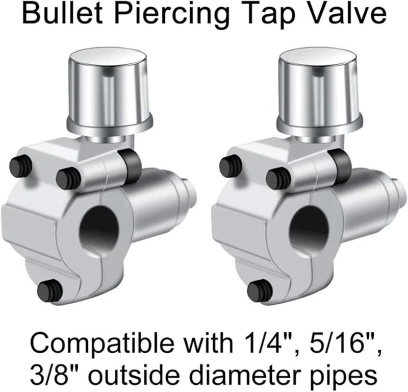 BPV 31 Refrigerator Piercing Valve Durable Metal Tap For Refrigerant Charging Maintenance - Image 3