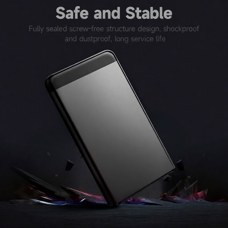 EAGET G55 1TB USB3.0 قرص صلب محمول بحجم 2.5 بوصة من المعدن، قرص صلب محمول عالي السرعة ومستقر ومقاوم للصدمات، توافق واسع النطاق - Image 4