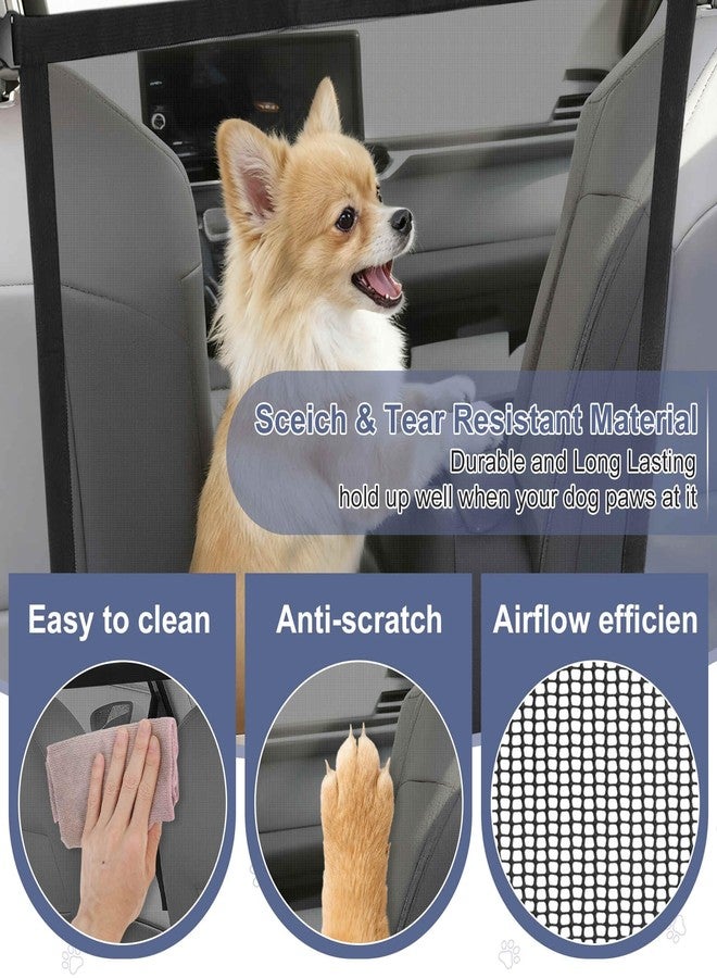GLIDESMOOTH Dog Car Net Barrier, Secure Pet Travel Accessory, Breathable Dog Car Barrier, Ensures Safety During Rides, Black - Image 5