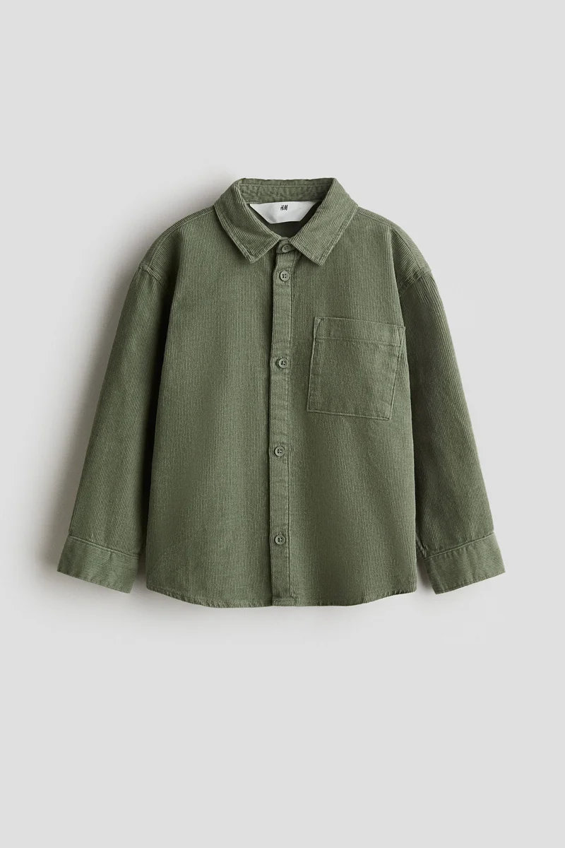 H&M Cotton corduroy shirt