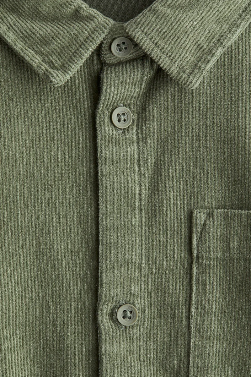 H&M Cotton corduroy shirt