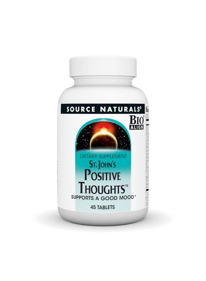 Source Naturals ساورس ناتشورالز سانت جونز أفكار إيجابية - يدعم المزاج الجيد* - 45 قرص - Image 1