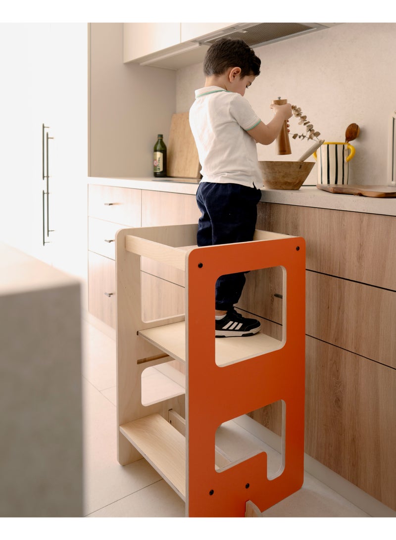 Bibena Nova Kule Flip Learning Tower & Table - Natural - Image 2