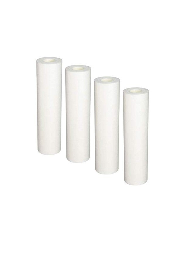 CFS - 4 Pack Sediment Water Filter Cartridges - Removes Bad Taste and Odor - Whole House Replacement Filter Cartridge - 5 Micron - 9-7/8" x 2 1/2" - Image 1