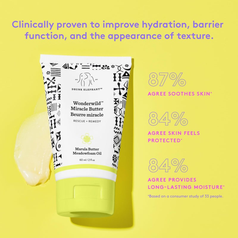 Drunk Elephant Wonderwild Miracle Butter - 60 ml/2 fl oz - Ultra-Luxe Skin Salve - Clean Clinical Skincare - Cruelty-Free - Free of Essential Oils, Silicones, and Fragrance - Image 2