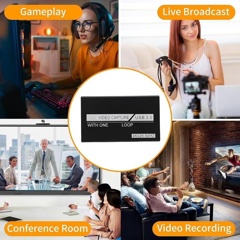Yoidesu 4K Video Card for Streaming 4K 60Hz to USB 3.0 Game Card with Loop Out 1080P YUY2 RGB24 for Switch OBS - Image 4