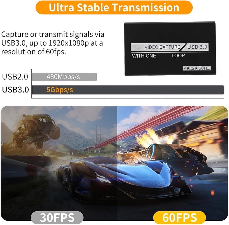 Yoidesu 4K Video Card for Streaming 4K 60Hz to USB 3.0 Game Card with Loop Out 1080P YUY2 RGB24 for Switch OBS - Image 5