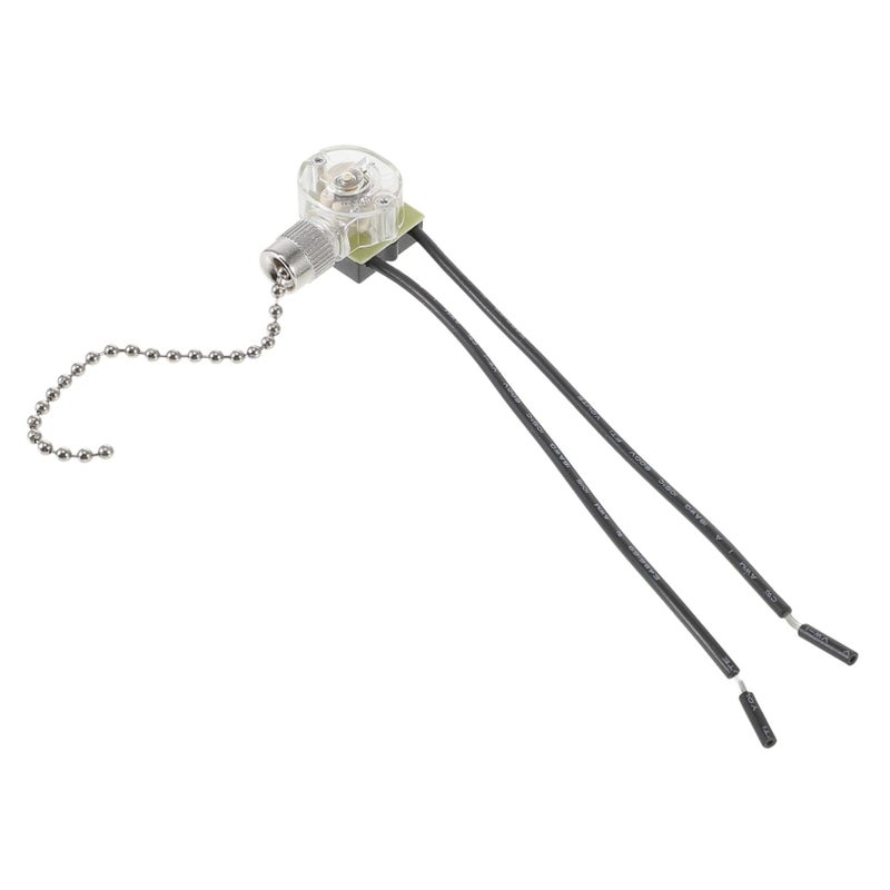 Ceiling Fan Pull Chain Switch 2 Pack 2 Wire 10cm Cord Compatible Ceiling Fan Light Fixtures - Image 2