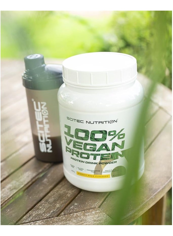 SCITEC NUTRITION بروتين نباتي 100% من سيتك نوتريشن 1 كجم بنكهة الشوكولاتة - Image 4