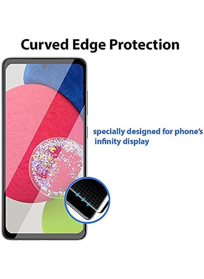 تيمبرد غلاس واقي شاشة متوافق مع هاتف Samsung Galaxy A52S ، طبقة شفافة من الزجاج المقوى، متوافق مع الجراب، صلابة 9H، مضاد لبصمات الأصابع، مضاد للخدش، بدون فقاعات - Image 4