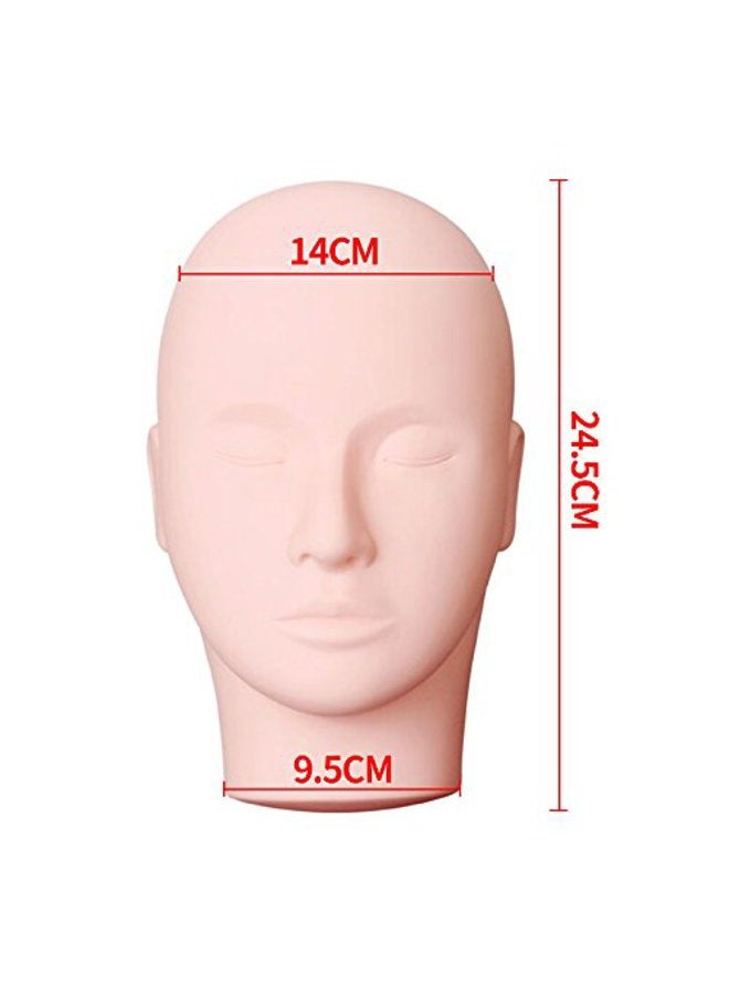 Yephets Pro Training Mannequin Flat Head Practise Make Up Eye Lashes Eyelash Extensions - Image 3