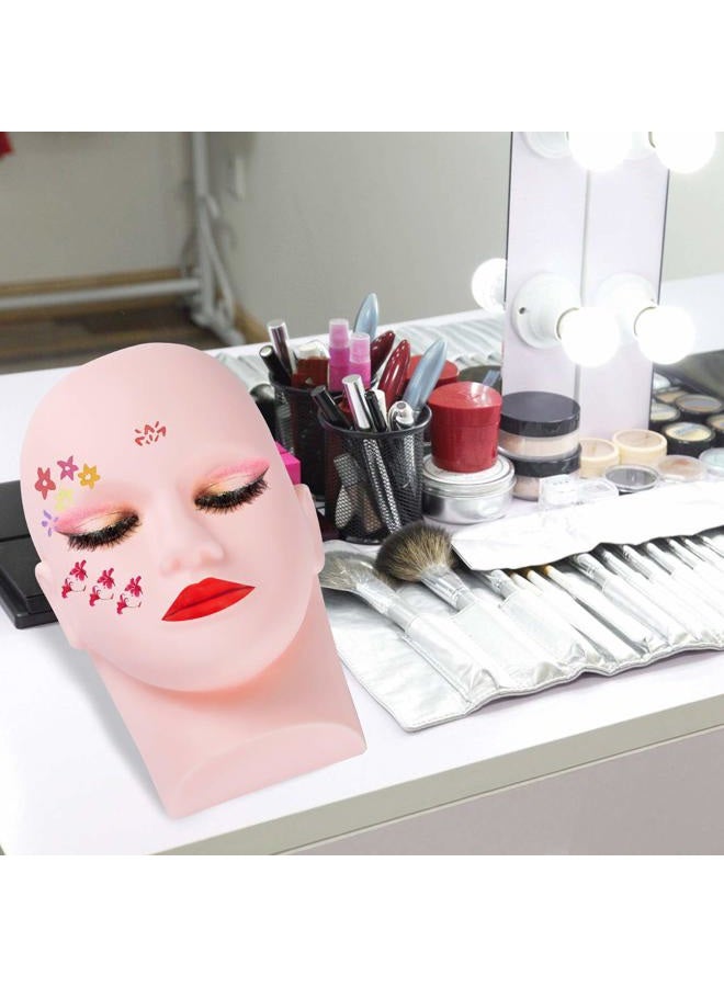 Yephets Pro Training Mannequin Flat Head Practise Make Up Eye Lashes Eyelash Extensions - Image 5