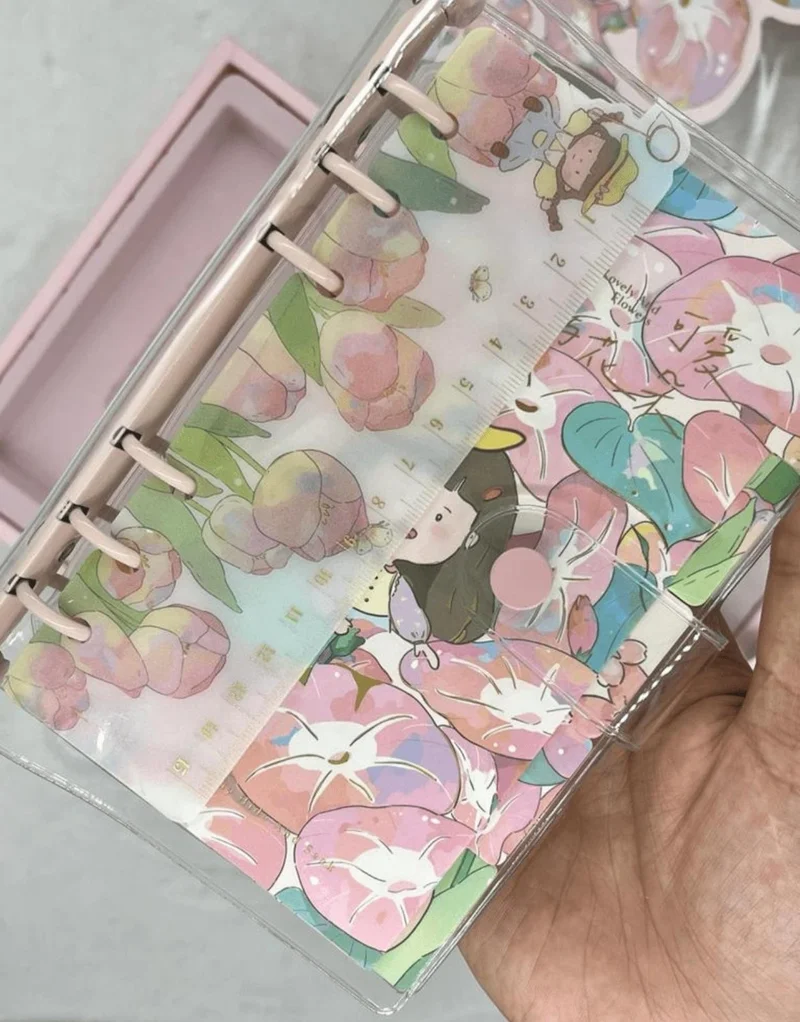 كاغيت جيمي دوكان Paper Ship Shop Lovely Dorothy and Her Garden Pink Full Gift Set Box Set Notebook Bullet Journal Scrapbook