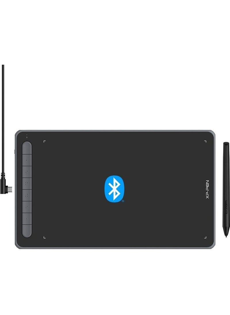 XP-PEN Deco Lw Wireless Black X3-Smart-Chip Windows Mac Android Chrome Os/ Linux  - Image 1