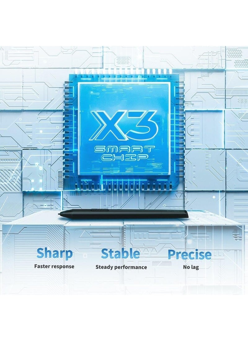 XP-PEN Deco Lw Wireless Black X3-Smart-Chip Windows Mac Android Chrome Os/ Linux  - Image 2