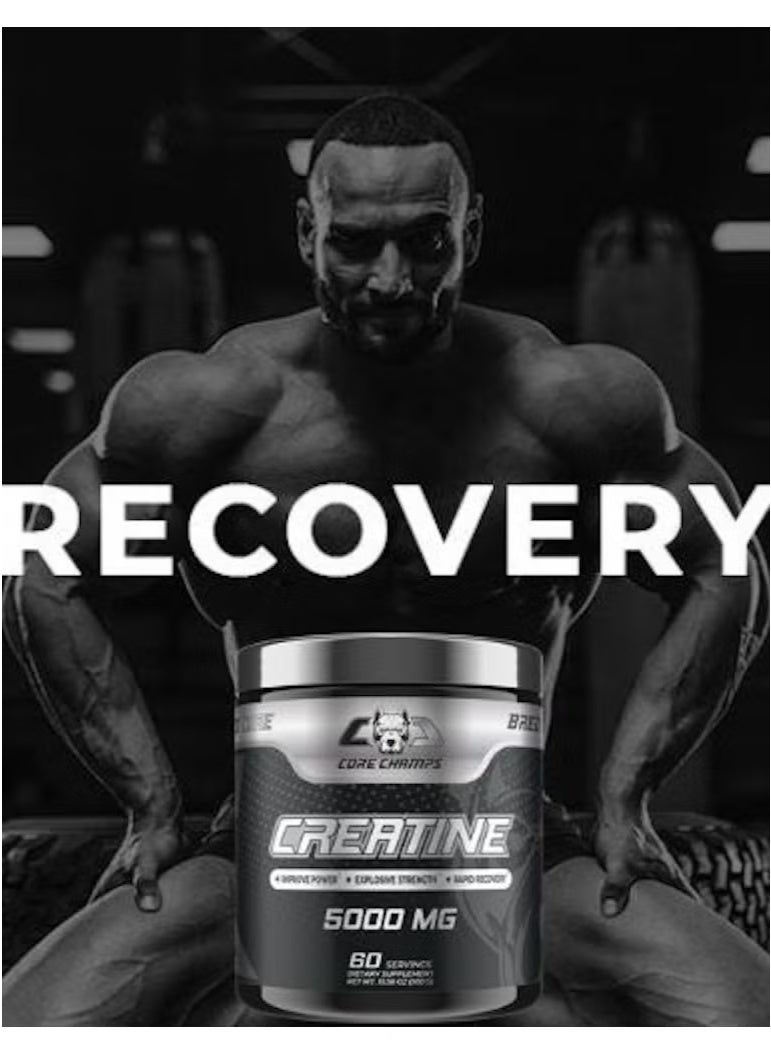 CORE CHAMPS كرياتين كور تشامبس 5000 ملغ 300 غ بدون نكهة 60 حصة - Image 4