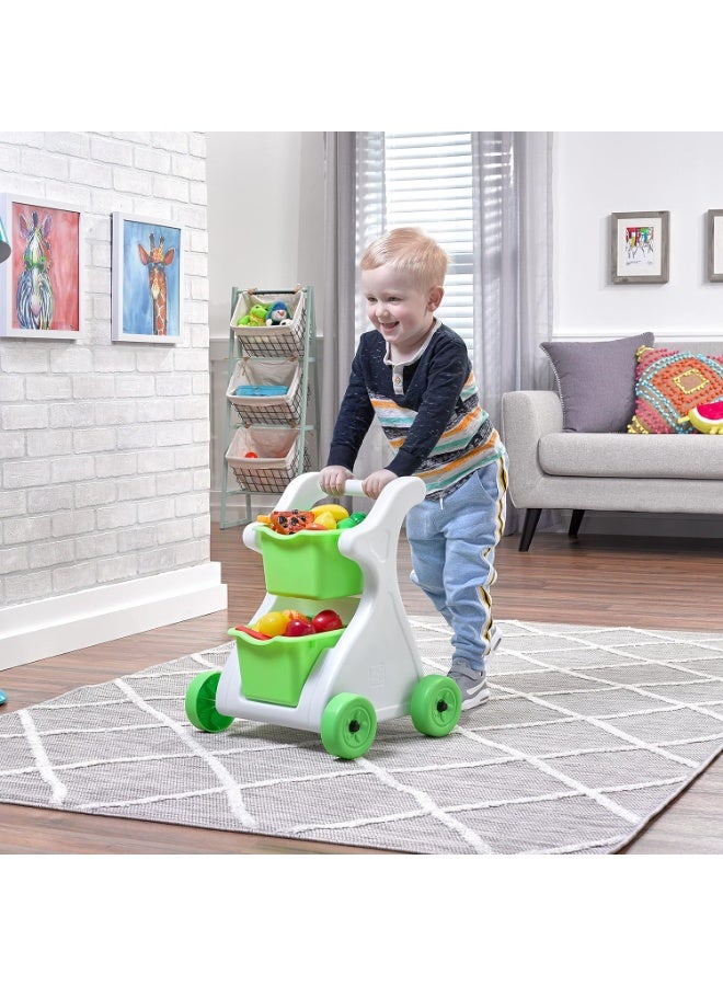 ستيب2 عربة تسوق البلاستيكية  الزدوجة للعب للاطفال - Image 2