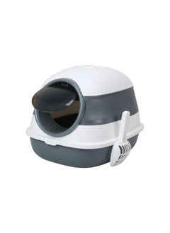 Self Cleaning Cat Litter Box, Ultraviolet Cleaning Cat Litter Box Furniture with Flip Cover and Cat Litter Shovel Load 66.1lb Odor Control Enclosed Cat Litter Boxes