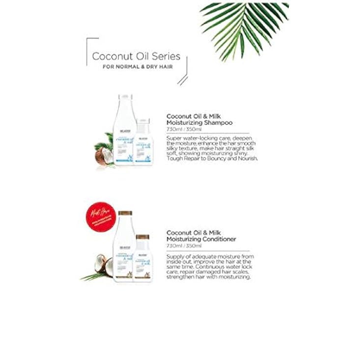 BEAVER Moisturizing Coconut Oil & Milk Shampoo 350 ml - Image 4