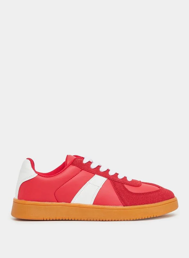 Styli Styli Color Block Retro Gum Sole Sneakers