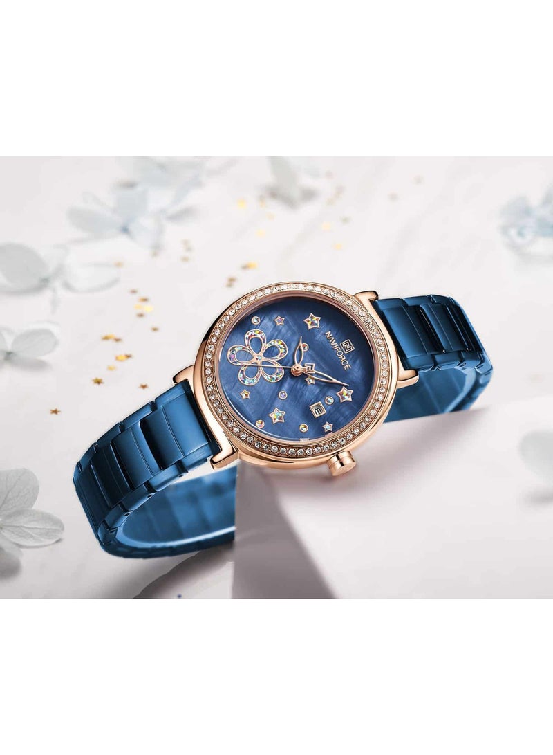 NAVIFORCE Naviforce Watch For Women NF5016-RG-BE - Image 5