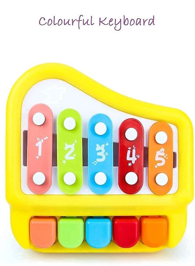 Barretden 2 in 1 Multicolored Key Keyboard Xylophone Piano, Preschool Kids Educational Knock Playing Musical Learning Instruments Toy for Baby Kids Girls Boys - Image 5