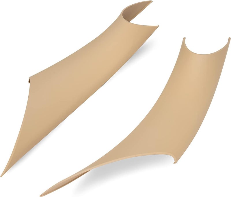 GEATaaT Gelunxin Door Pull Handle Cover for BMW 320,328,330,335,M3 2012-2018 & BMW 428, 435,M4 2014-2017 (Left Front+Right Front, Beige) - Image 2